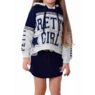 Conjunto Petit Cherie Blue Romantic Manga Longa Inverno
