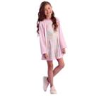 Conjunto Petit Cherie Inverno Macaquinho Colete Rosa Conjunto Petit Cherie Inverno Macaquinho Colete Rosa
