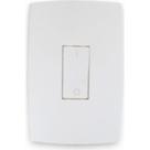 Conjunto Pial Plus 4X2 Branco Com Placa(1Bipolar) 612105 Conjunto Pial Plus 4X2 Branco Com Placa(1Bipolar) 612105