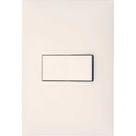 Conjunto Pial Plus+ 4X2 Branco Com Placa(1Paralelo) 611111Bc