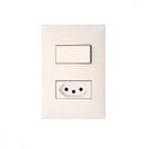 Conjunto Pial Plus+ 4X2 Branco Com Placa(1Paralelo+Tomada 20A) 615085Bc Conjunto Pial Plus+ 4X2 Branco Com Placa(1Paralelo+Tomada 20A) 615085Bc
