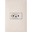 Conjunto Pial Plus+ 4X2 Branco Com Placa(1Tomada 20A) 615081Bc