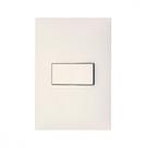 Conjunto Pial Plus+ Branco Com Placa 1 Simples - 611110Bc