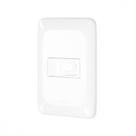 Conjunto Pial Pop 4X2 Branco Com Placa (1Furo) Lgp20F
