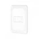 Conjunto Pial Pop 4X2 Branco Com Placa (1Furo) Lgp20F