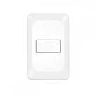 Conjunto Pial Pop 4X2 Branco Com Placa (1Paralelo) Lgx020