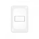 Conjunto Pial Pop 4X2 Branco Com Placa (1Simples) Lgx010