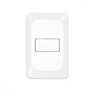 Conjunto Pial Pop 4X2 Branco Com Placa (1Tomada Tv Tipo F) Lgx060