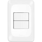 Conjunto Pial Pop 4X2 Branco Com Placa (2Paralelo) Lgx202