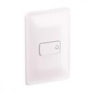 Conjunto Pial Zeffia 4X2 Branco Com Placa(1Campainha) 680109