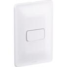 Conjunto Pial Zeffia 4X2 Branco Com Placa(1Interrupitor) 680119 Conjunto Pial Zeffia 4X2 Branco Com Placa(1Interrupitor) 680119