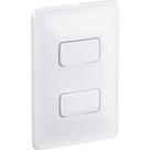 Conjunto Pial Zeffia Branco Modulo Com Placa 1 Simples + 1 Paralelo - 680103