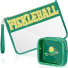 Conjunto Pickleball BuyCard, bolsa de maquiagem cosmética, 2 peças para mulheres Conjunto Pickleball BuyCard, bolsa de maquiagem cosmética, 2 peças para mulheres
