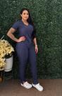 Conjunto pijama hospitalar linha luxo lunna