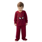 Conjunto Pijama Longo Infantil Outono Inverno Super Herói Desenho