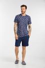 Conjunto Pijama Masculino Em Malha Curto Estampado