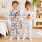 Conjunto Pijama para Colorir com Canetinhas Noite Divertida Criança