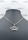 Conjunto pingente coroa xangô + corrente banhado rhod Conjunto pingente coroa xangô + corrente banhado rhod