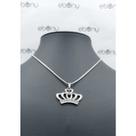 Conjunto pingente coroa xangô + corrente banhado rhod Conjunto pingente coroa xangô + corrente banhado rhod