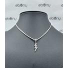 Conjunto pingente raio de iansã + corrente banhado rhod Conjunto pingente raio de iansã + corrente banhado rhod