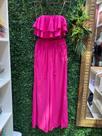Conjunto Pink Cropped e Calça Pantalona