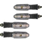 Conjunto Pisca Led Stallion Dianteiro/Traseiro Cbx 200 Xr 250 Cg 125/150 Fazer 250 Bros 150/160