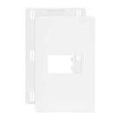 Conjunto Placa 4x2 1 posto horizontal + suporte branco - MarGirius Infiniti