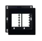 Conjunto Placa 4x4" 6 Postos + Suporte Preto 18369 Margirius