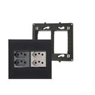 Conjunto Placa 4x4+Suporte+4 Mod Tomada 10A+20A Pial Plus+