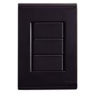 Conjunto Placa Cega 4X2 Liz Preto Tramontina