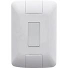 Conjunto Placa com 1 interrupitor simples 6A Aria Branca - Tramontina