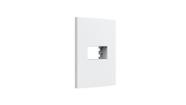 Conjunto Placa + Suporte Com 1 Modulo 2x4 Dubai Enerbras