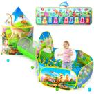 Conjunto Play Tents PigPen Dinosaur World com tapete de piano para crianças