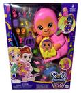Conjunto Playset Mundo Surpresa Mamãe Macaca E Seu Bebê Macaco Com Acessórios E Duas Micro Boneca Polly Pocket Mattel