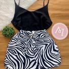 Conjunto Plus Blusa e Short Alfaiataria Conjunto Plus Blusa e Short Alfaiataria