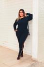 Conjunto Plus Size Calça e Blusa Manga Longa Viés de Oncinha Conjunto Plus Size Calça e Blusa Manga Longa Viés de Oncinha