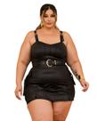 Conjunto Plus Size Com Cinto material sintético Perfeito 0680 -