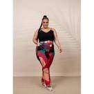 Conjunto Plus Size Cropped e Calça Acompanha Cinto