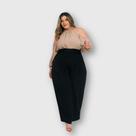 Conjunto Plus Size Feminino Blusa + Calça Pantalona 0655