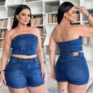 Conjunto plus size jeans premium com lycra ref:1117 Conjunto plus size jeans premium com lycra ref:1117