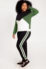 Conjunto Plus Size Lunender Tricolor Preto
