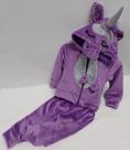Conjunto Plush Bebê Menina Capuz Unicórnio Lessa Kids B9317