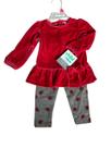 Conjunto Plush Com Legging menina Child of mine 12 Meses Conjunto Plush Com Legging menina Child of mine 12 Meses