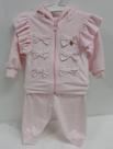 Conjunto Plush Laços Luxo Bebê Menina Lessa Kids Capuz B9234