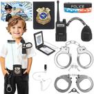 Conjunto Police Toys IVENRXIU Police Pretend Play com acessórios