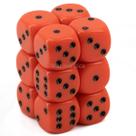 Conjunto poliédrico Game Dice Chessex 16 mm laranja e preto Conjunto poliédrico Game Dice Chessex 16 mm laranja e preto