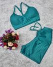 Conjunto poliéster 3D Verde
