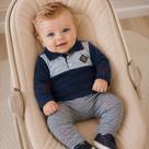 Conjunto Polo Manga Longa Bebê Menino RN a 03 Meses - Conjunto Polo Manga Longa Bebê Menino RN a 03 Meses -
