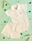 Conjunto polo tricô masculino