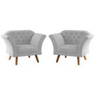 Conjunto Poltrona para Sala de Recepção Moreira Linha Cinza Conjunto Poltrona para Sala de Recepção Moreira Linha Cinza